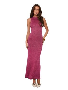 knee length dresses for ladies Celena Maxi Dress Black